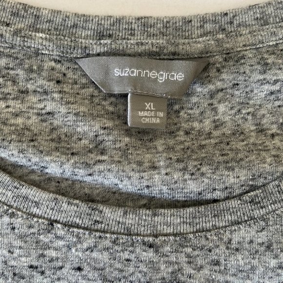 Suzanngrae AU-XL Gray LongSleeve Top Tee Shirt NWOT - Picture 8 of 10